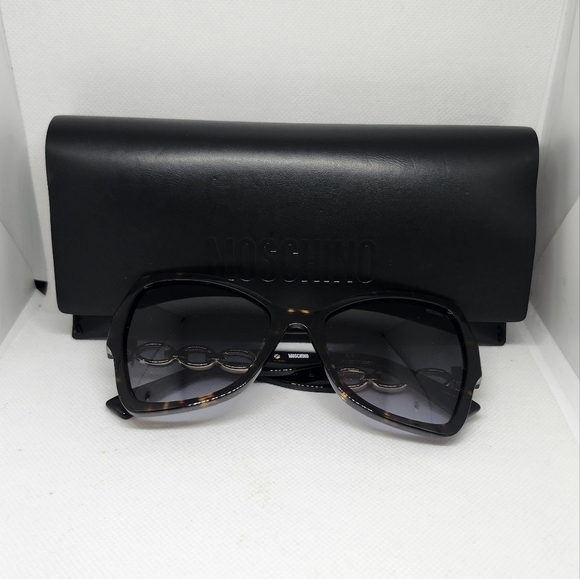 Moschino Grey Shaded Butterfly Ladies Sunglasses main image 5